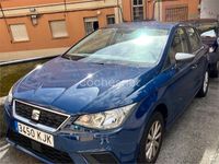 Usado Seat Ibiza Reference 75 CV (55 kW) 2018 Azul Utilitario