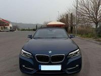 Usado BMW 220 Sport Line 190 CV (139 kW) 2016 Azul Descapotable
