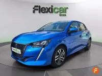 Usado Peugeot 208 Allure 100 CV (73 kW) 2020 Azul Utilitario