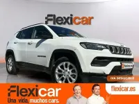 Usado Jeep Compass Longitude 130 CV (95 kW) 2021 Blanco SUV