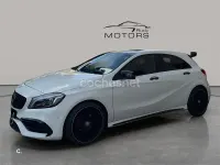 Usado Mercedes A180 AMG line 122 CV (89 kW) 2016 Blanco Berlina