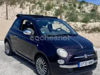 Usado Fiat 500C Lounge 85 CV (62 kW) 2012 Violeta / lila Descapotable