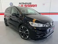 Usado VW Touran R-line 150 CV (110 kW) 2017 Negro Monovolumen