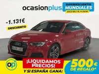 Usado Audi A3 S-Line 116 CV (85 kW) 2017 Rojo Berlina