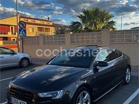 Usado Audi A5 Sportback S-Line 177 CV (130 kW) 2014 Negro Utilitario