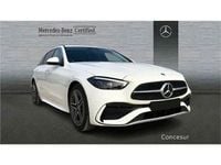 Usado Mercedes C300e AMG line 313 CV (230 kW) 2024 Blanco Familiar