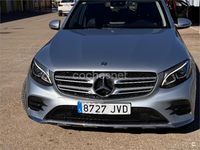 Usado Mercedes GLC220 AMG line 170 CV (125 kW) 2017 Gris / plata SUV