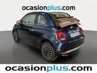 Usado Fiat 500C Lounge 69 CV (50 kW) 2018 Azul Descapotable