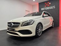 Usado Mercedes A200 AMG line 136 CV (100 kW) 2016 Blanco Berlina