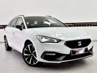 Usado Seat Leon ST FR 150 CV (110 kW) 2021 Blanco Familiar