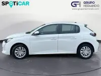 Usado Peugeot 208 Active 100 CV (73 kW) 2021 Blanco Utilitario