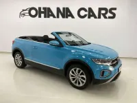Usado VW T-Roc Cabriolet Style 110 CV (80 kW) 2023 Azul Descapotable