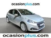 Usado Peugeot 208 Style 75 CV (55 kW) 2017 Gris plata Utilitario