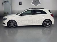 Usado Mercedes A200 AMG line 136 CV (100 kW) 2015 Blanco Berlina