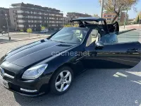 Usado Mercedes SLK200 184 CV (135 kW) 2012 Negro Descapotable