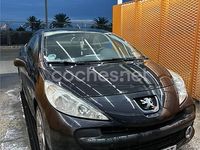 Usado Peugeot 207 CC 120 CV (88 kW) 2008 Negro Descapotable