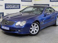 Usado Mercedes SL350 245 CV (180 kW) 2004 Azul Descapotable