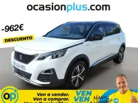 Usado Peugeot 5008 GT-line 131 CV (96 kW) 2017 Blanco SUV