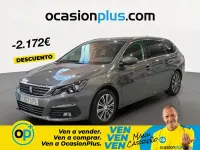 Usado Peugeot 308 SW Allure 130 CV (95 kW) 2021 Gris / plata Familiar