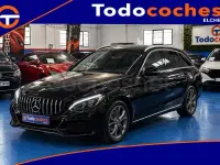 Usado Mercedes C220 170 CV (125 kW) 2017 Negro Familiar