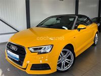 Usado Audi A3 Cabriolet S-line plus 150 CV (110 kW) 2016 Amarillo Descapotable