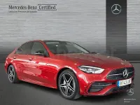 Usado Mercedes C220 200 CV (147 kW) 2022 Rojo Familiar