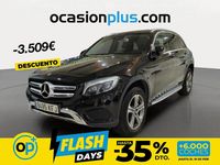 Usado Mercedes GLC250 204 CV (150 kW) 2017 Negro SUV