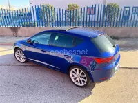 Usado Seat Leon FR 130 CV (95 kW) 2018 Azul Berlina
