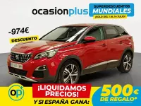 Usado Peugeot 3008 Allure 130 CV (95 kW) 2018 Rojo SUV