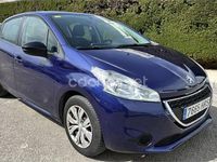 Usado Peugeot 208 Active 68 CV (50 kW) 2013 Azul Utilitario