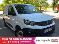 Usado Peugeot Partner S 102 CV (75 kW) 2021 Blanco Monovolumen