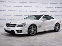 Usado Mercedes SL63 AMG AMG 525 CV (386 kW) 2008 Blanco Descapotable