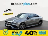 Usado Mercedes CLA220 190 CV (139 kW) 2019 Gris Berlina