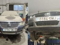 Usado VW Passat 110 CV (80 kW) 2009 Azul Familiar