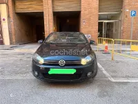 Usado VW Golf Cabriolet 105 CV (77 kW) 2012 Negro Descapotable