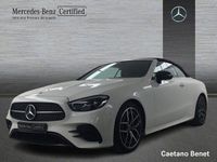 Usado Mercedes E220 AMG line 194 CV (142 kW) 2023 Blanco Descapotable