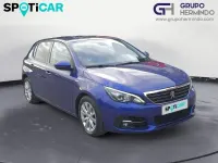 Usado Peugeot 308 Style 130 CV (95 kW) 2020 Azul Berlina