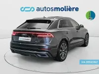 Usado Audi Q8 S-Line 286 CV (210 kW) 2022 Gris / plata SUV