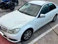 Usado Mercedes C200 Avantgarde 136 CV (100 kW) 2012 Blanco Berlina