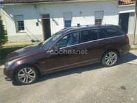 Usado Mercedes C200 Avantgarde 136 CV (100 kW) 2011 Marrón Familiar