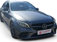 Usado Mercedes C220 AMG line 194 CV (142 kW) 2021 Gris Familiar