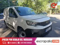 Usado Peugeot Partner S 102 CV (75 kW) 2019 Blanco Monovolumen