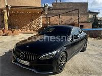 Usado Mercedes C220 AMG line 170 CV (125 kW) 2016 Negro Coupe