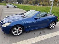 Usado Mercedes SLK200 163 CV (119 kW) 2004 Azul Descapotable