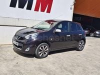 Usado Nissan Micra N-TEC 80 CV (58 kW) 2015 Negro Utilitario