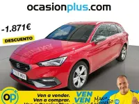 Usado Seat Leon ST FR 131 CV (96 kW) 2022 Rojo Familiar
