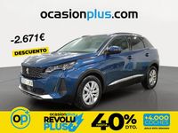 Usado Peugeot 3008 Style 130 CV (95 kW) 2021 Azul SUV