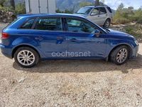 Usado Audi A3 Attraction 110 CV (80 kW) 2014 Azul Berlina