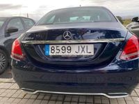 Usado Mercedes C200 Exclusive 136 CV (100 kW) 2017 Azul Berlina