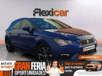 Usado Seat Leon Style 131 CV (96 kW) 2020 Azul Berlina